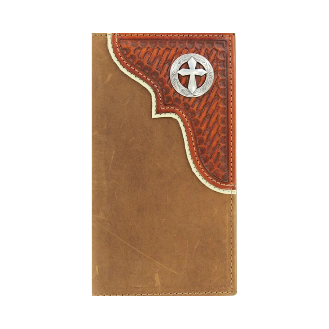 Nocona Men's Embossed Brown Wallet