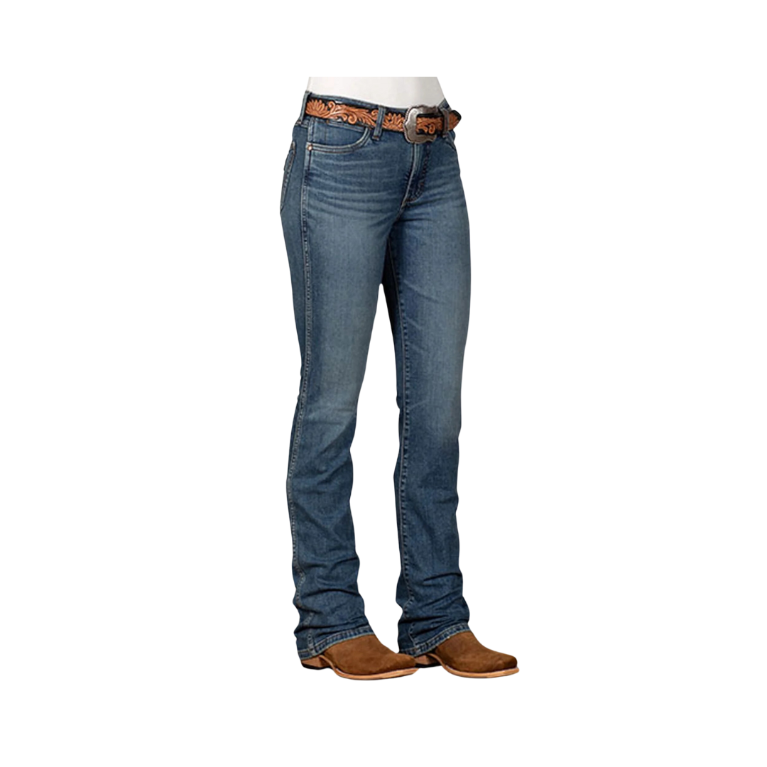 Wrangler Women's  Retro The Green Slim Bootcut Abigial Jeans
