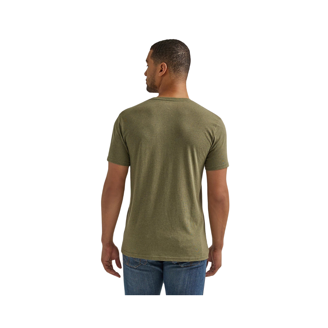 Wrangler Men's Sage Kabel Logo Short Sleeve T-Shirt