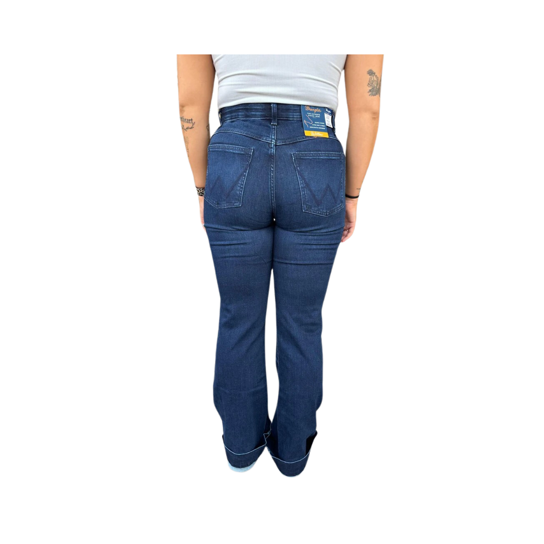 Wrangler Women's Willow Sloane Mid Rise Trouser Jean