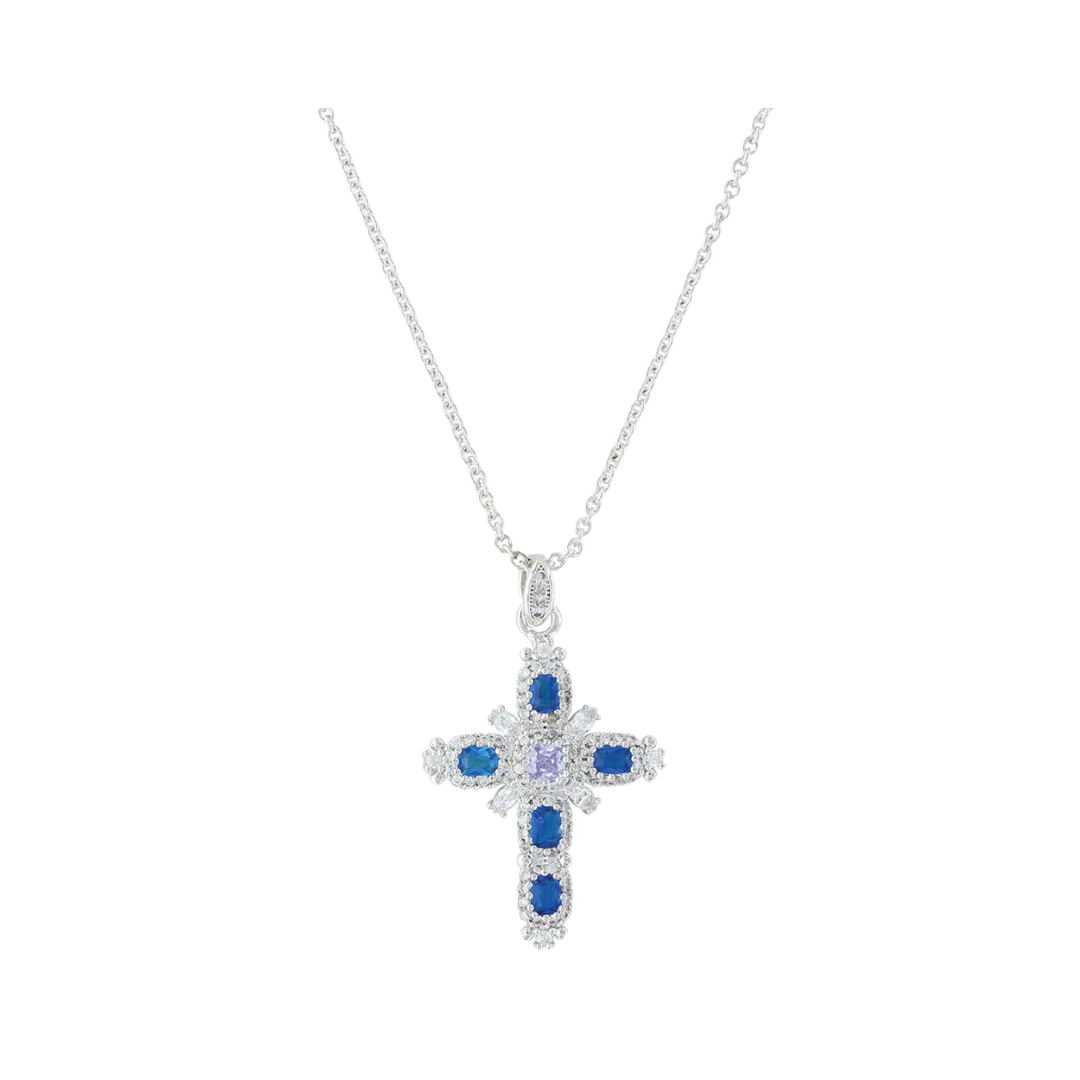 Montana Women's River of Lights Budded Cross Necklace