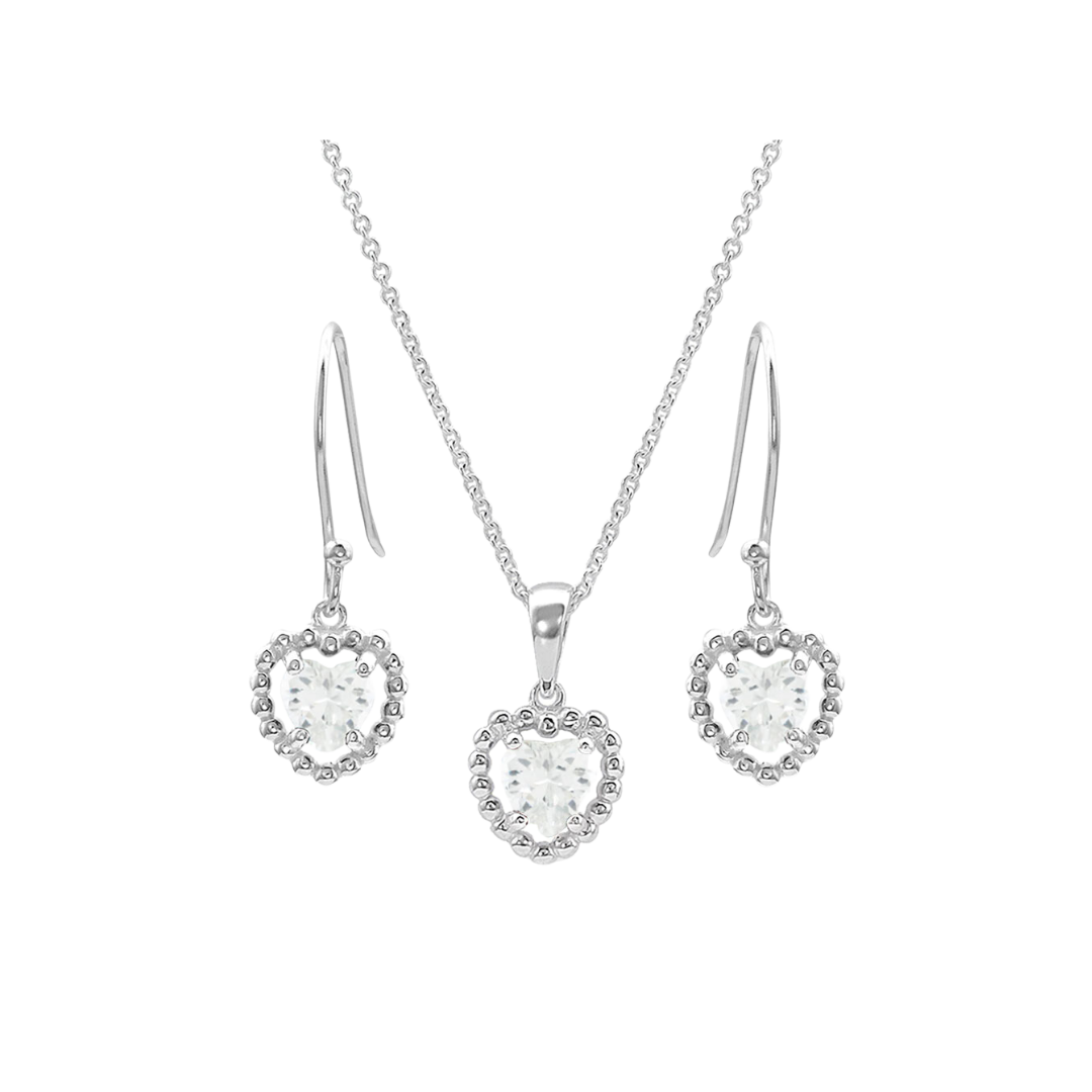 Montana Women's Frozen Heart Jewelry Set