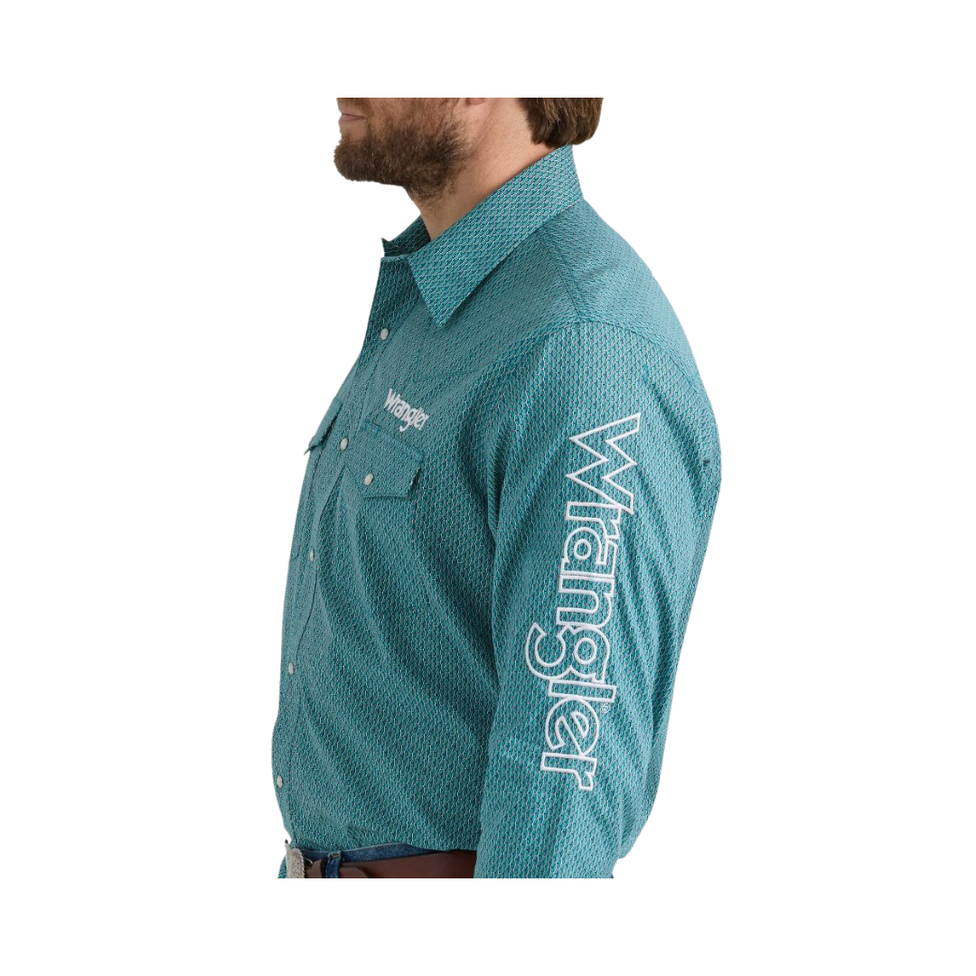 Wrangler Men's Long Sleeve Logo Shirt
