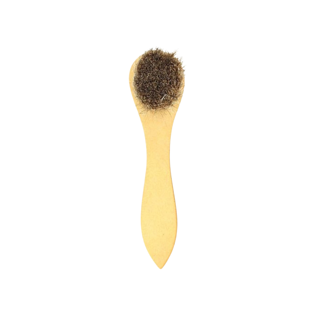 M&F Unisex Atom Horsehair Polish Dauber Yellow Brushes