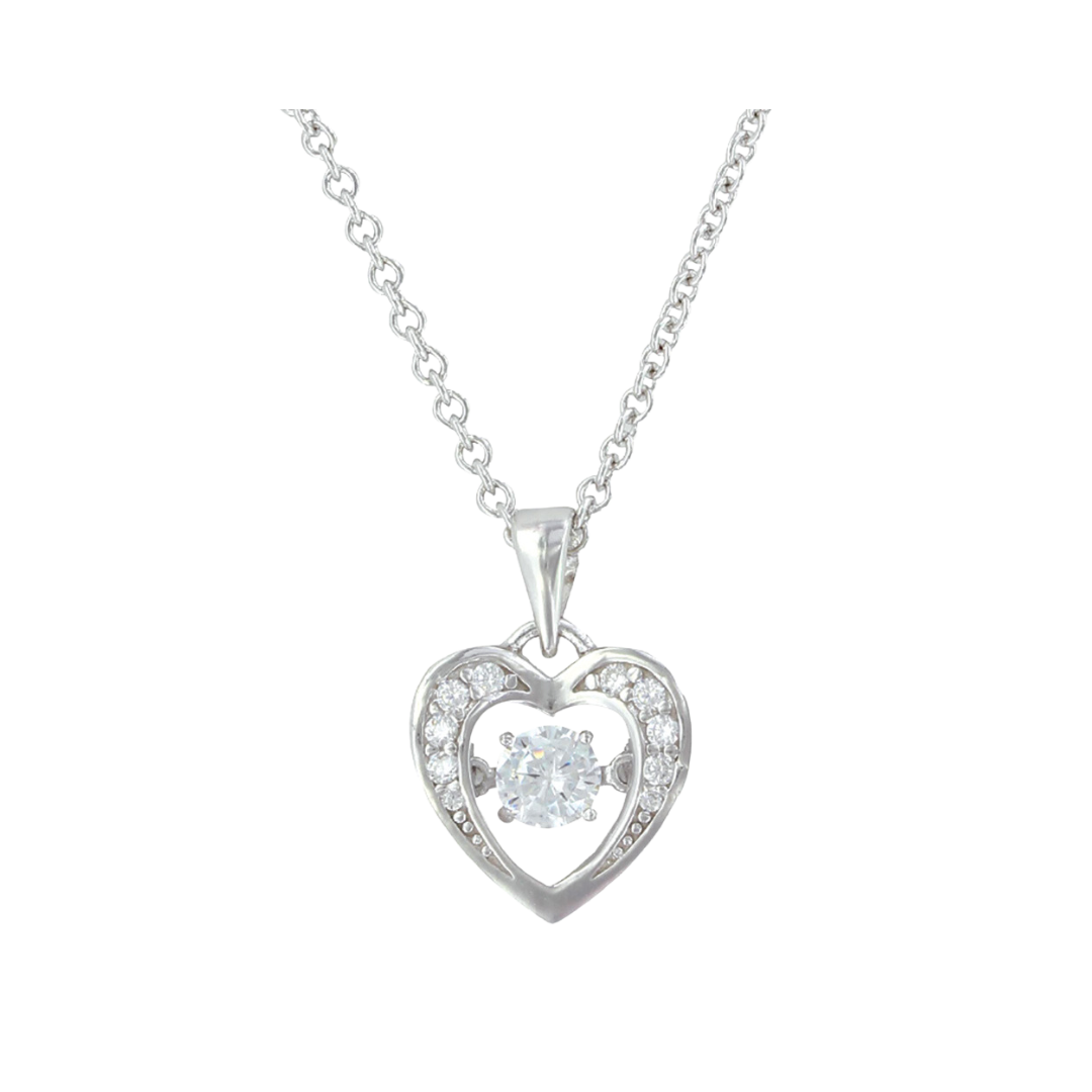 Montana Women's Let's Dance A Little Dance Heart Necklace