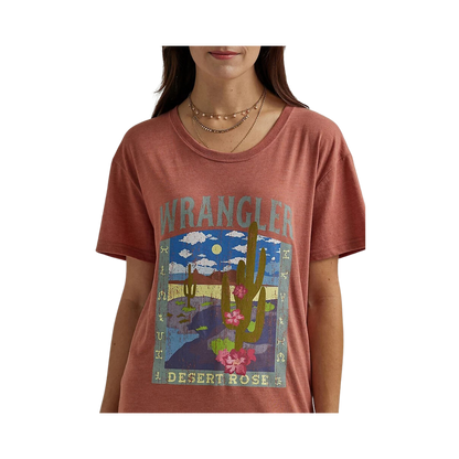 Wrangler Ladies Western Graphic  Boyfriend T-Shirt