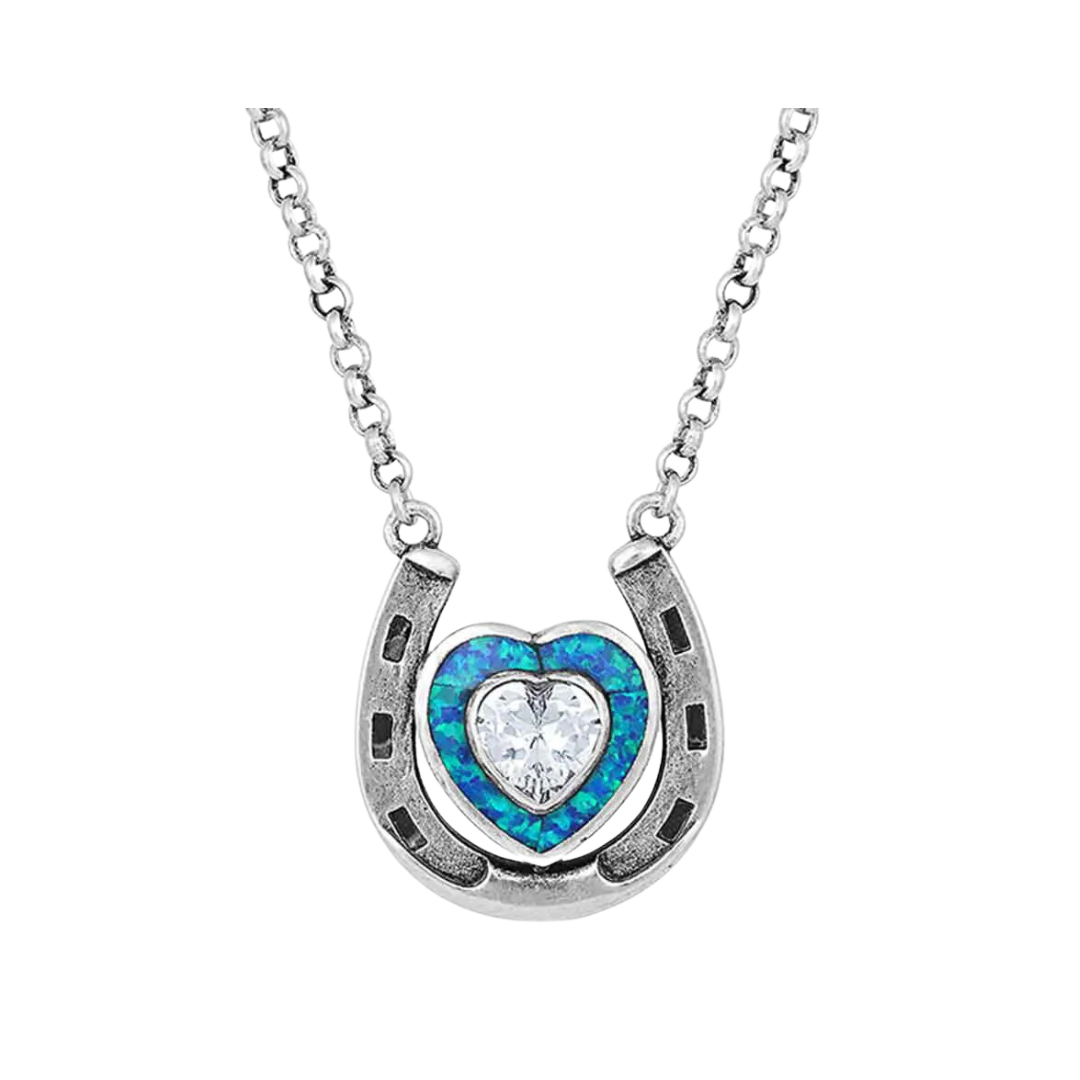 Montana Women's The Love Inside Luck Horseshoe Necklace