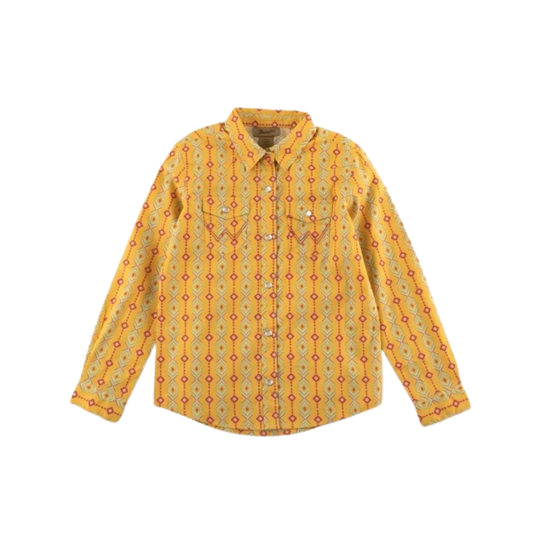 Wrangler Girls' Western Spice Top