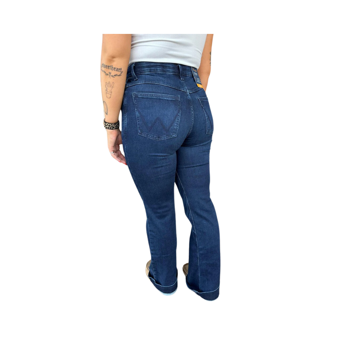 Wrangler Women's Willow Sloane Mid Rise Trouser Jean