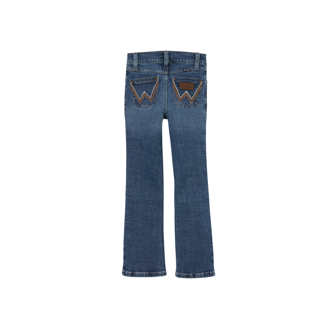 Wrangler Youth Girl's Boot Cut Blue Jeans