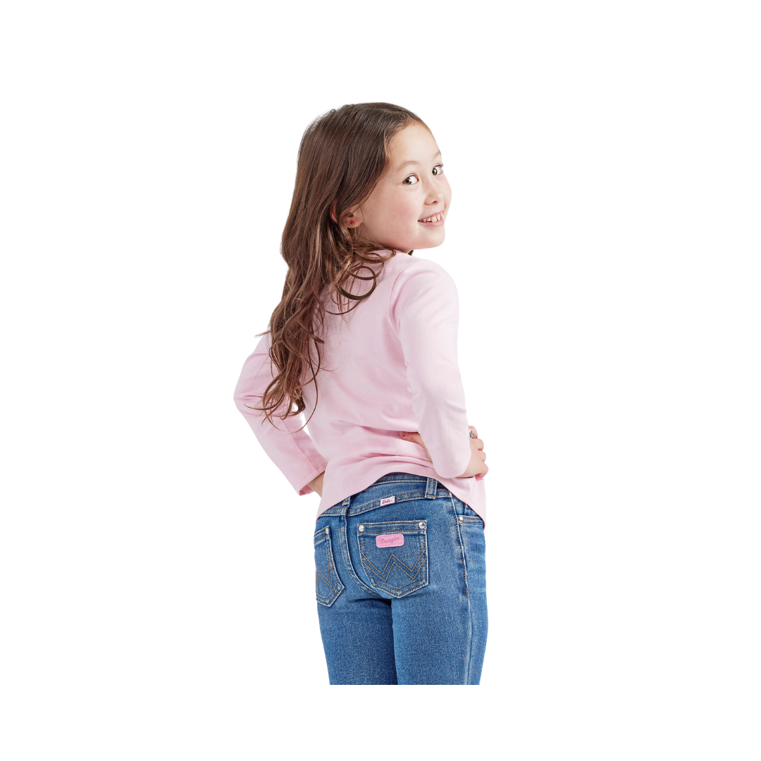 Wrangler Youth Girl's Barbie Graphic Pink Tee Shirt