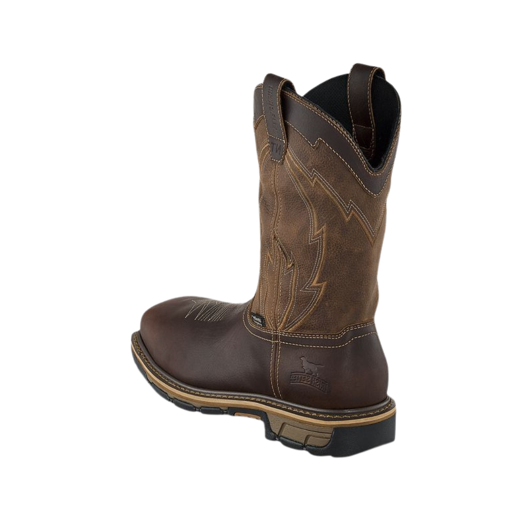 Irish Setter Men's Marshall Waterproof Leather Safety Brown Boots