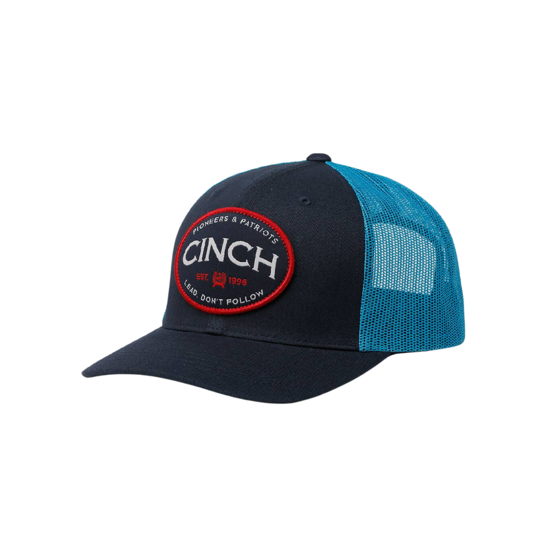 Cinch Men's Pioneers & Patriots Trucker Navy Hat
