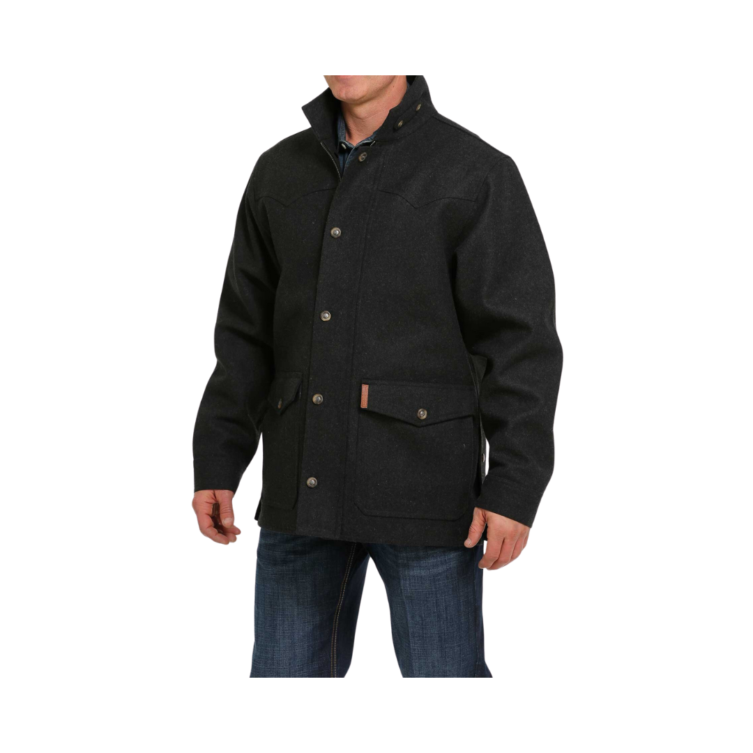 Cinch Men's Ranch Coat Charcoal