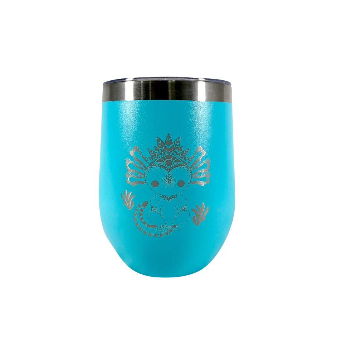 By Mexico Ajolote Iztli Azul Vaso Térmico
