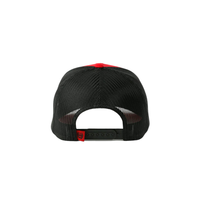 Cinch Unisex Trucker Cap Back Snapback Patch Mesh Red Cap