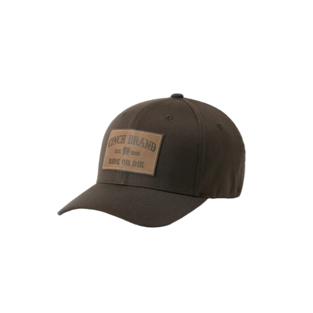 Cinch Men's Ride Or Die FlexFit Brown Cap