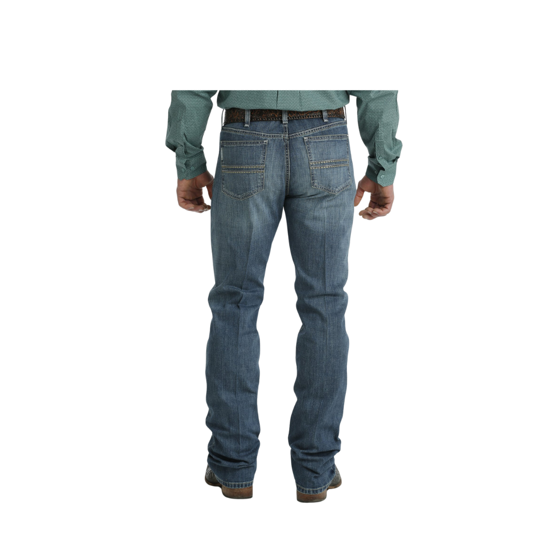 Cinch Men's Slim Fit Silver Label Medium Stonewash Jean