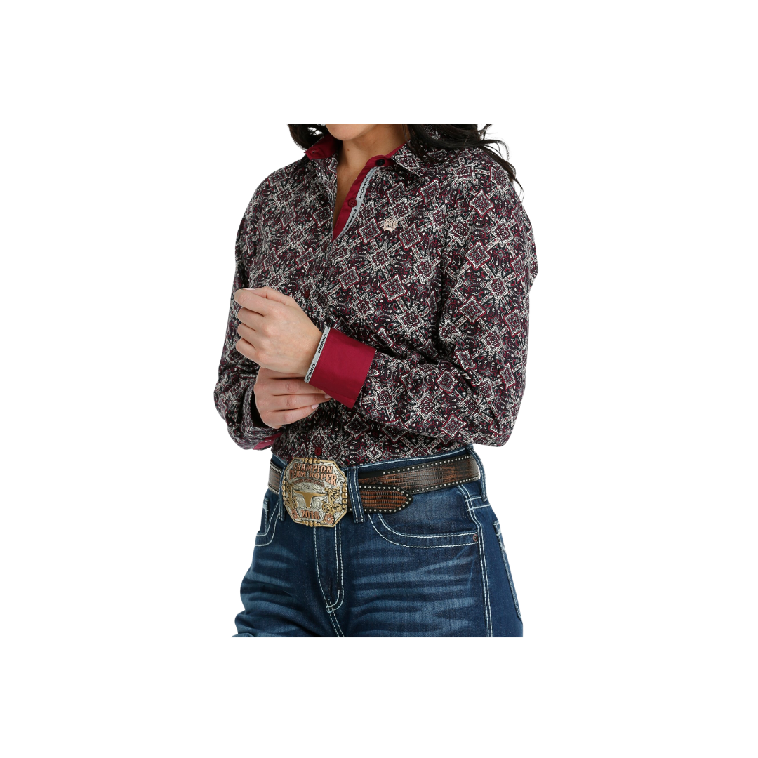 Cinch Women's Button Down Western Multicolor Shirt