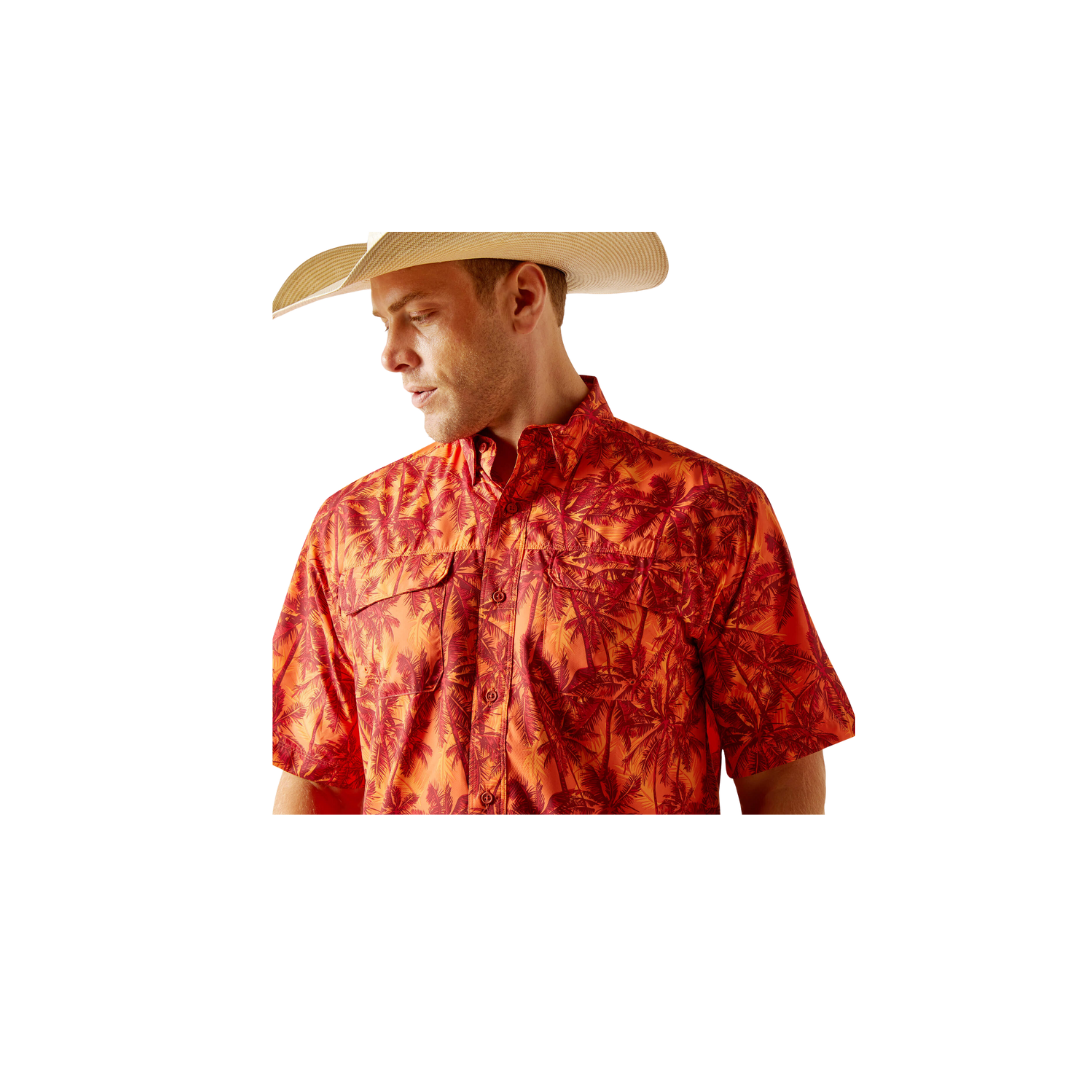Ariat Men's Venttek Outbound Classic Fit Red Dwarf Shirt
