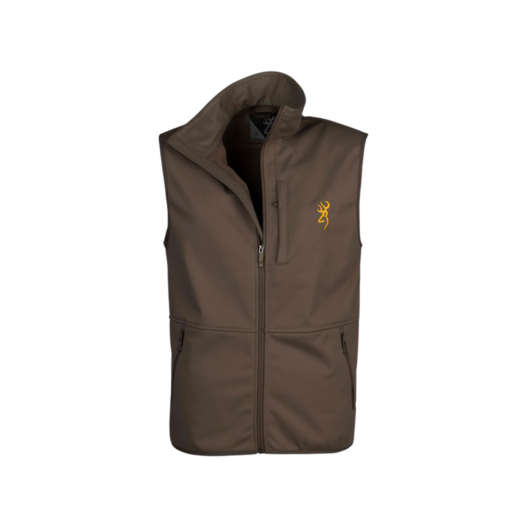 Browning Men's Soft Shell Major Brown Vest