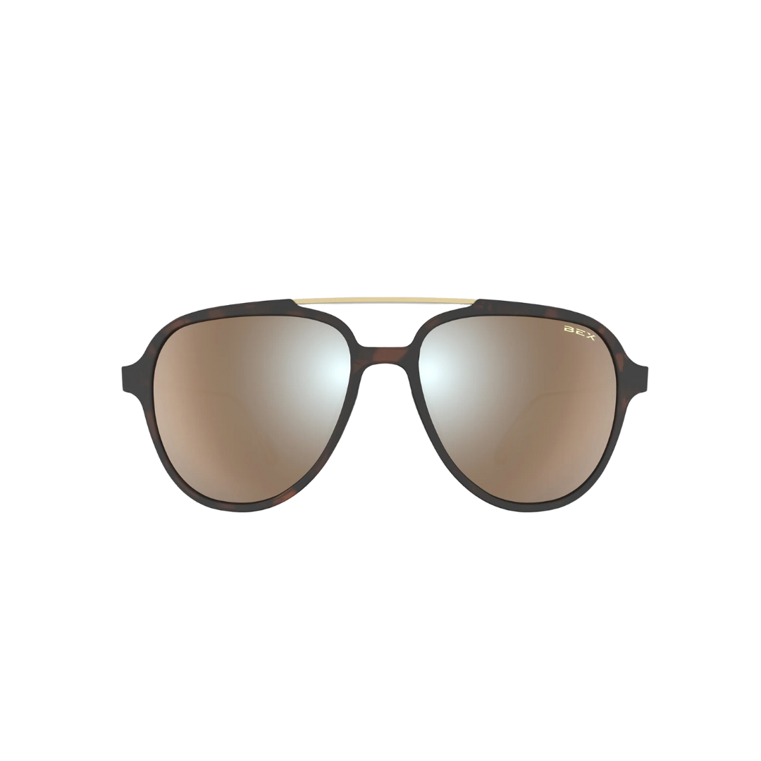 Bex Kabb Silver Tortoise Brown Glasses