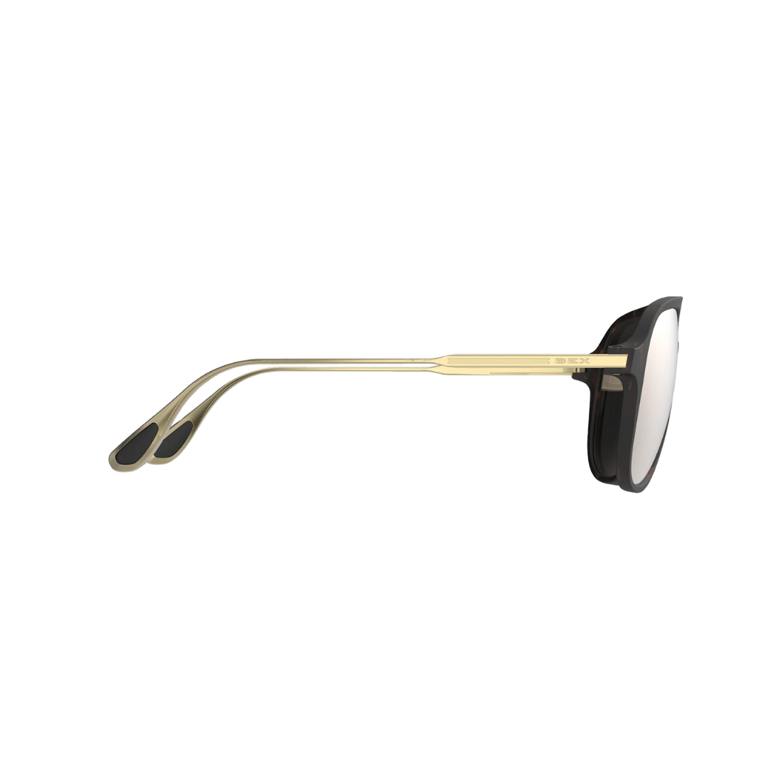 Bex Kabb Silver Tortoise Brown Glasses