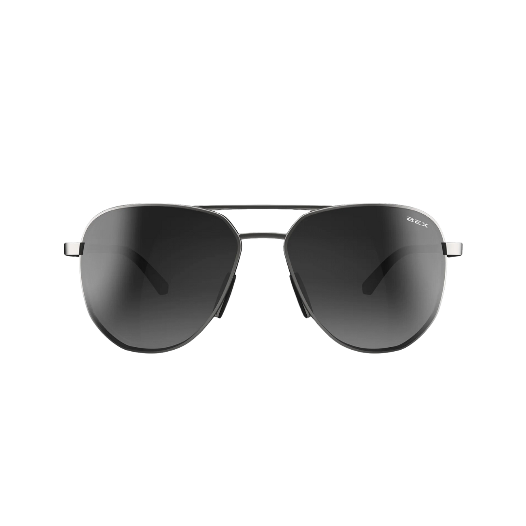 Bex Welvis Silver Gray Glasses
