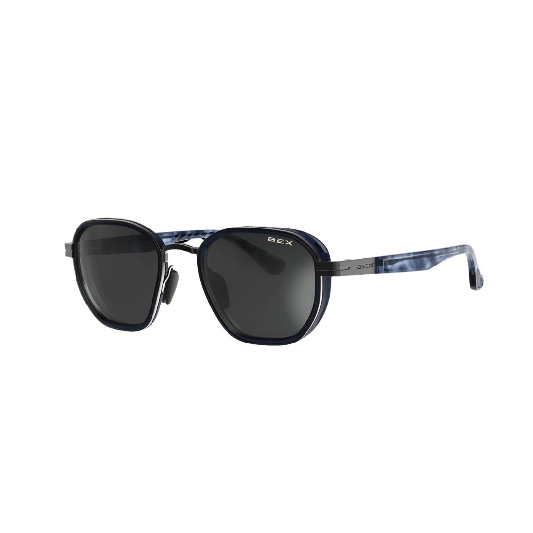 Bex Sable Gunmetal Gray Silver Glasses