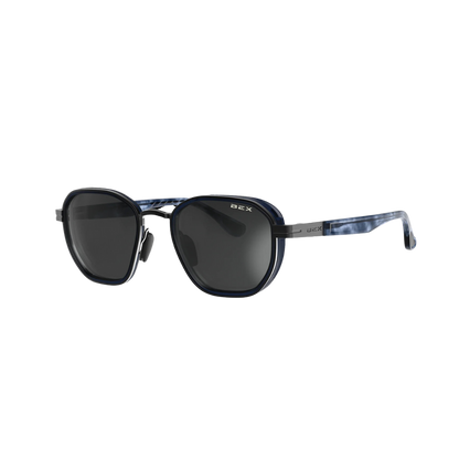 Bex Sable Gunmetal Gray Silver Glasses