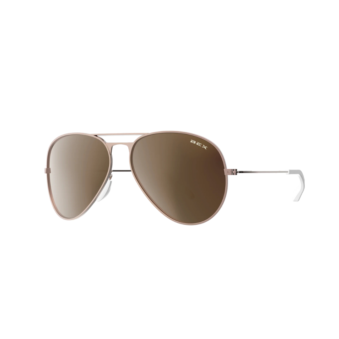 Bex Wesley Rose Gold Brown Glasses