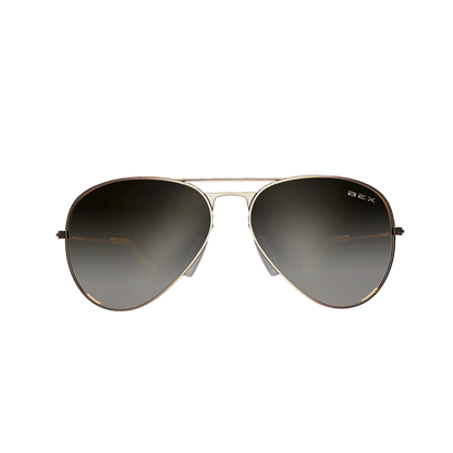 Bex Wesley Rose Gold Brown Glasses