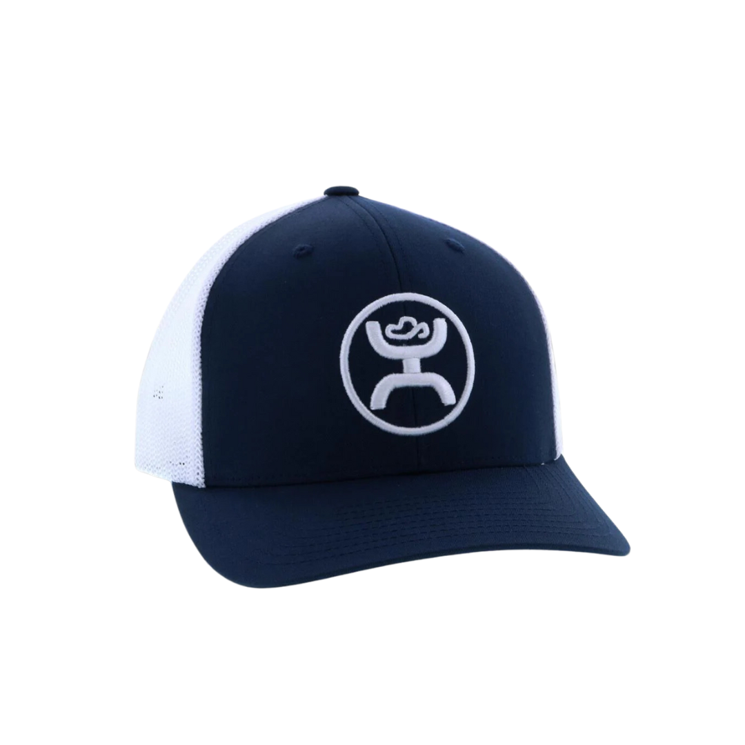 Hooey Men's Youth O Classic Navy White Cap