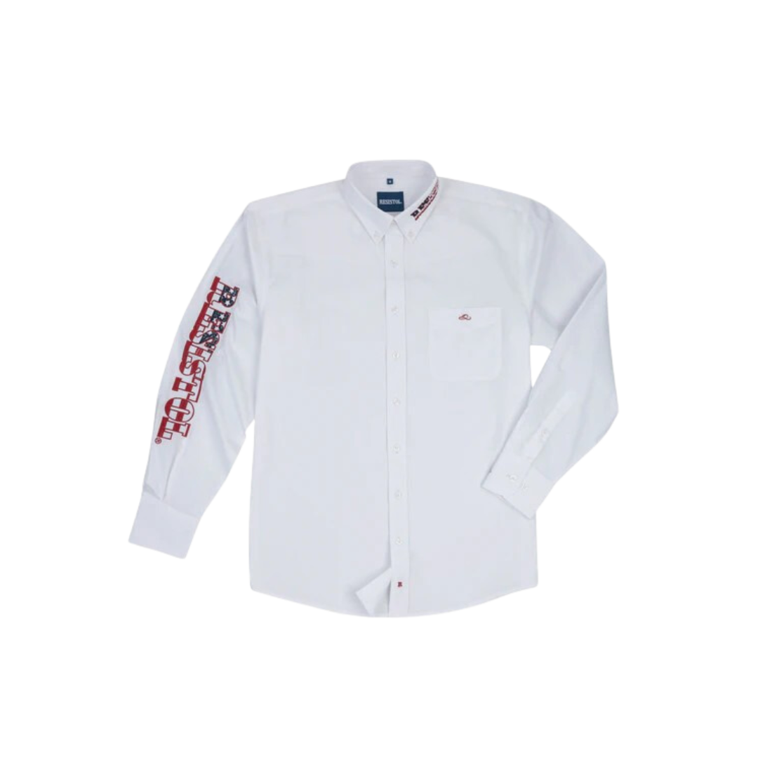 Resistol Men's Team Usa White Long Sleeve Shirt
