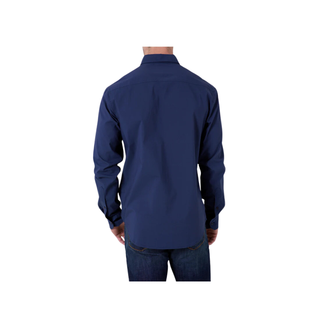 Kimes Ranch Men's KR Team Shirt Dress Navy Shirt
