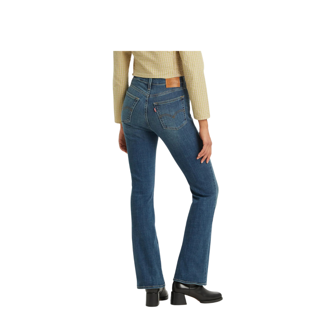 Levi Strauss Women's 725 High Rise Bootcut Dark Blue Jeans