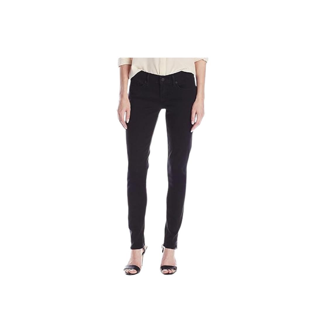 Levi's Women's 524 Skinny Black Sateen Jeans