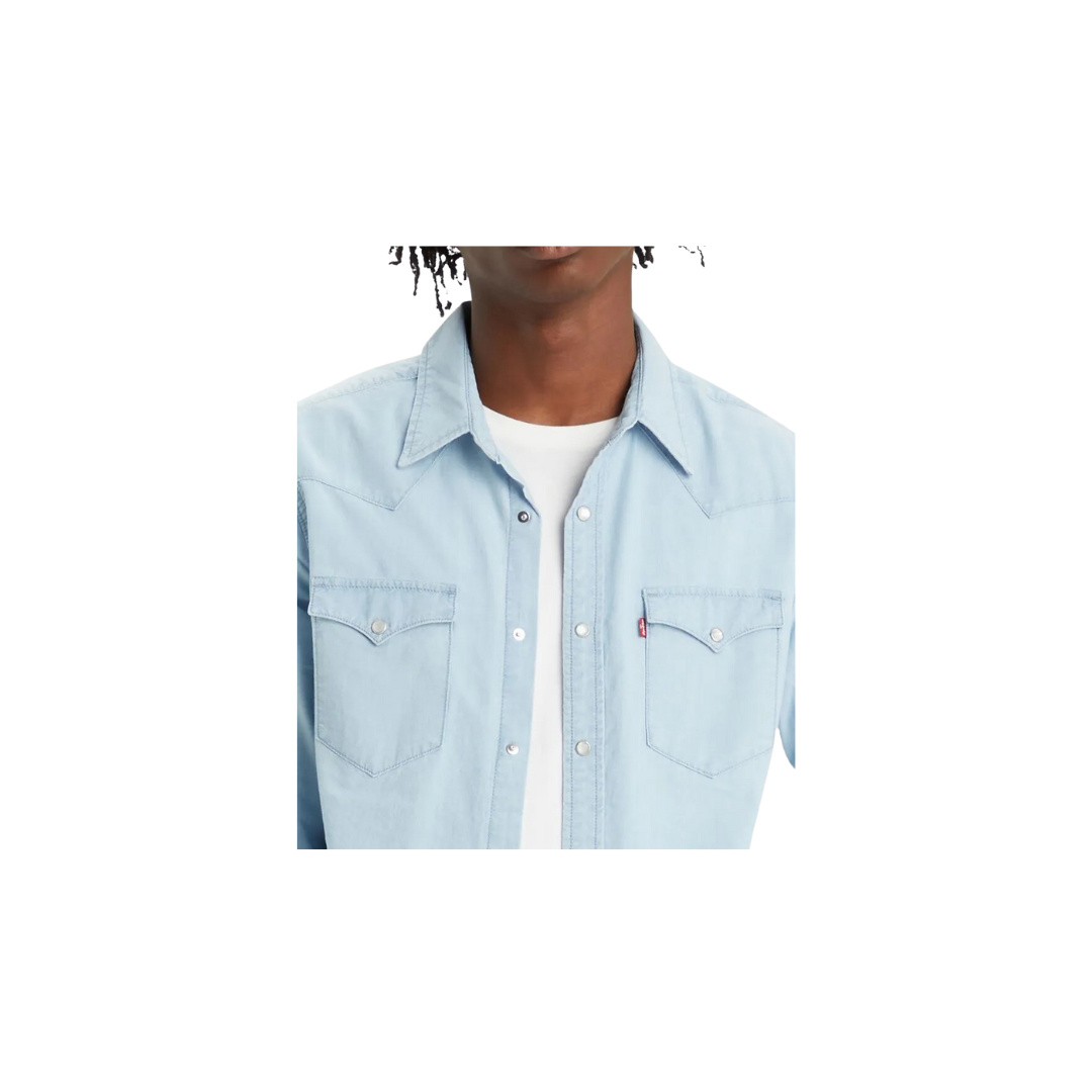 Levi's Men's Classic Western Light Blue Shirt