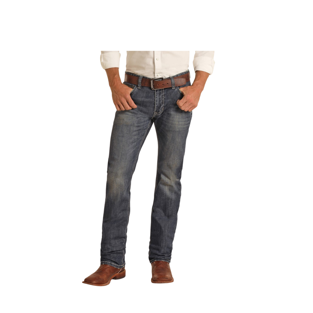 Panhandle Slim Men's Slim Straight Medium Vintage Jeans