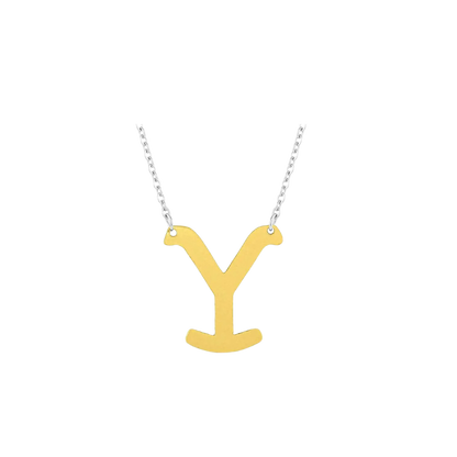 Montana Silversmiths Yellowstone Brand Gold Necklace