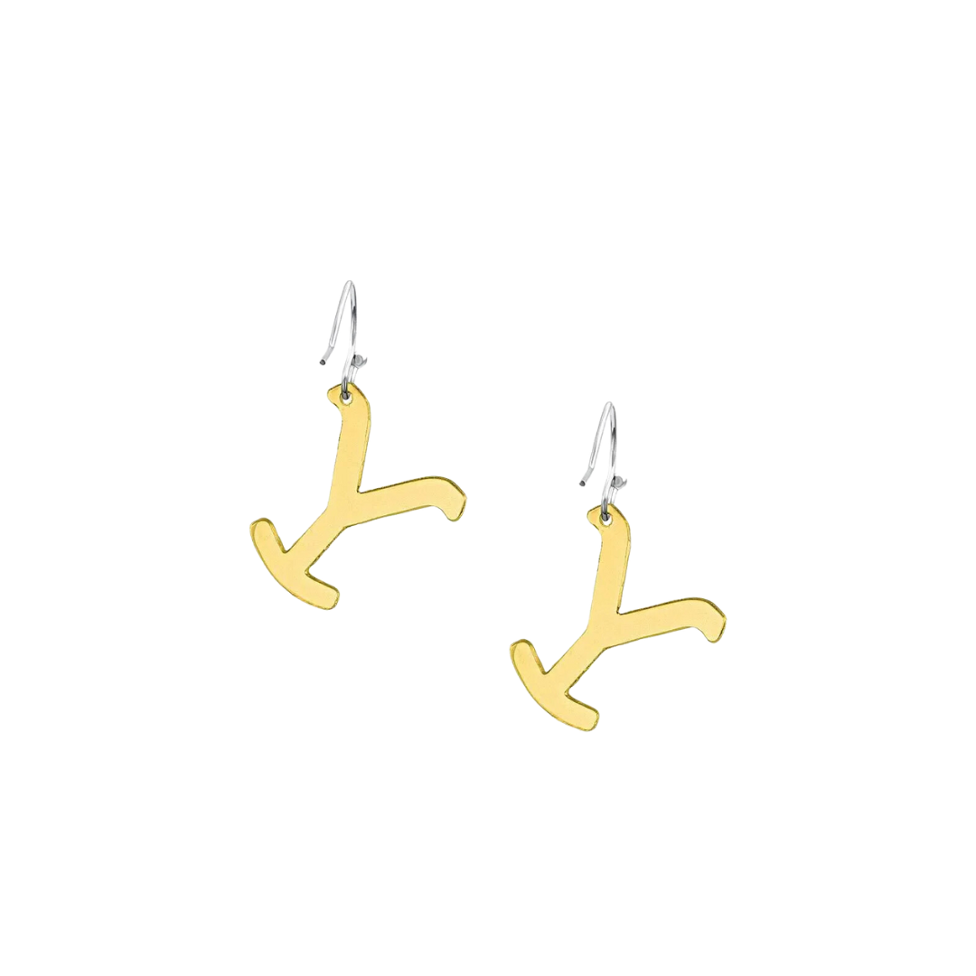 Montana Women's Silversmiths Y Yellowstone Brand Earrings
