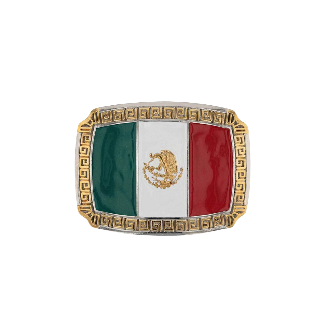 Montana Men's Pride of Mexico Attitude Buckle