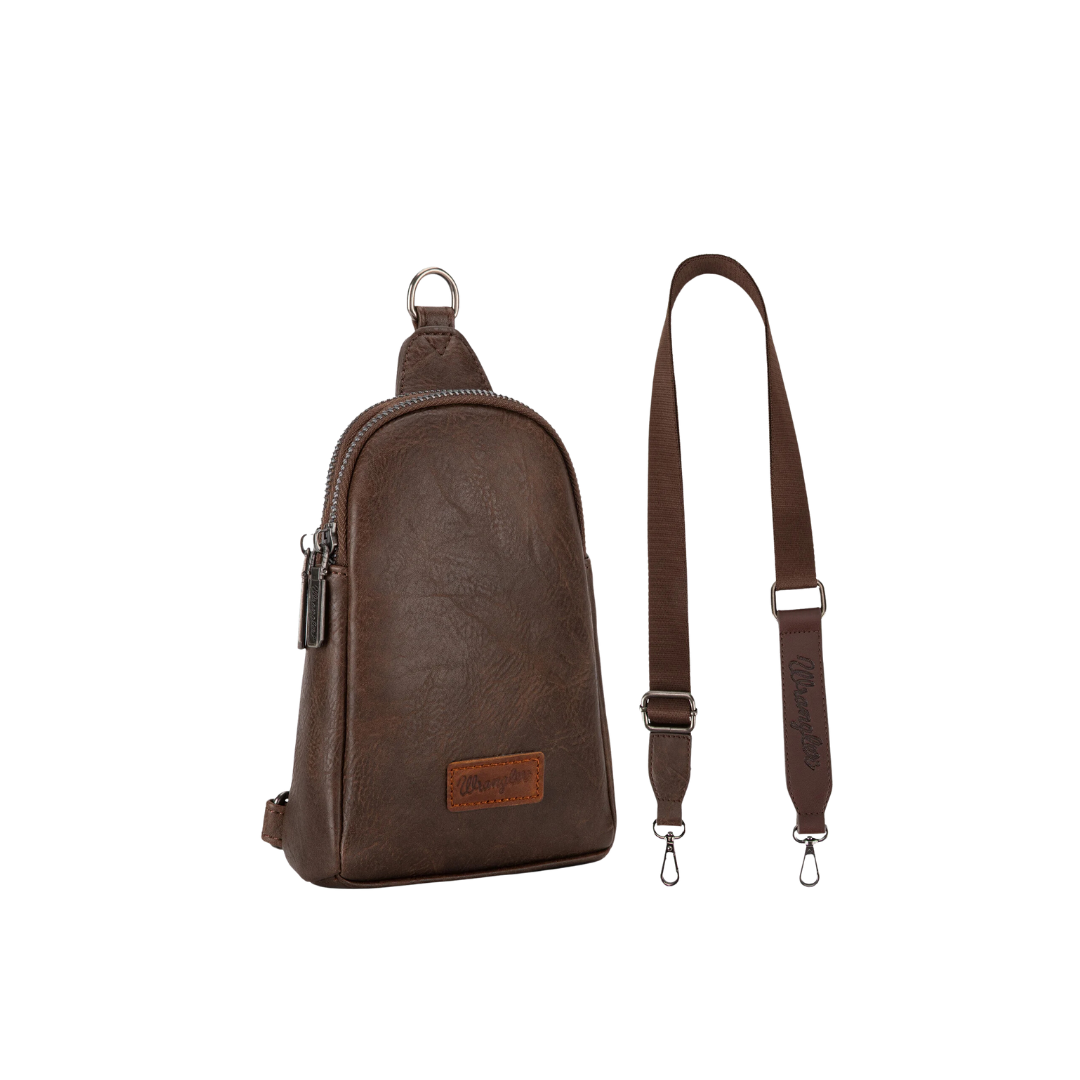 Wrangler Women's Sling Chest Bag Coffee Bag Crossbody