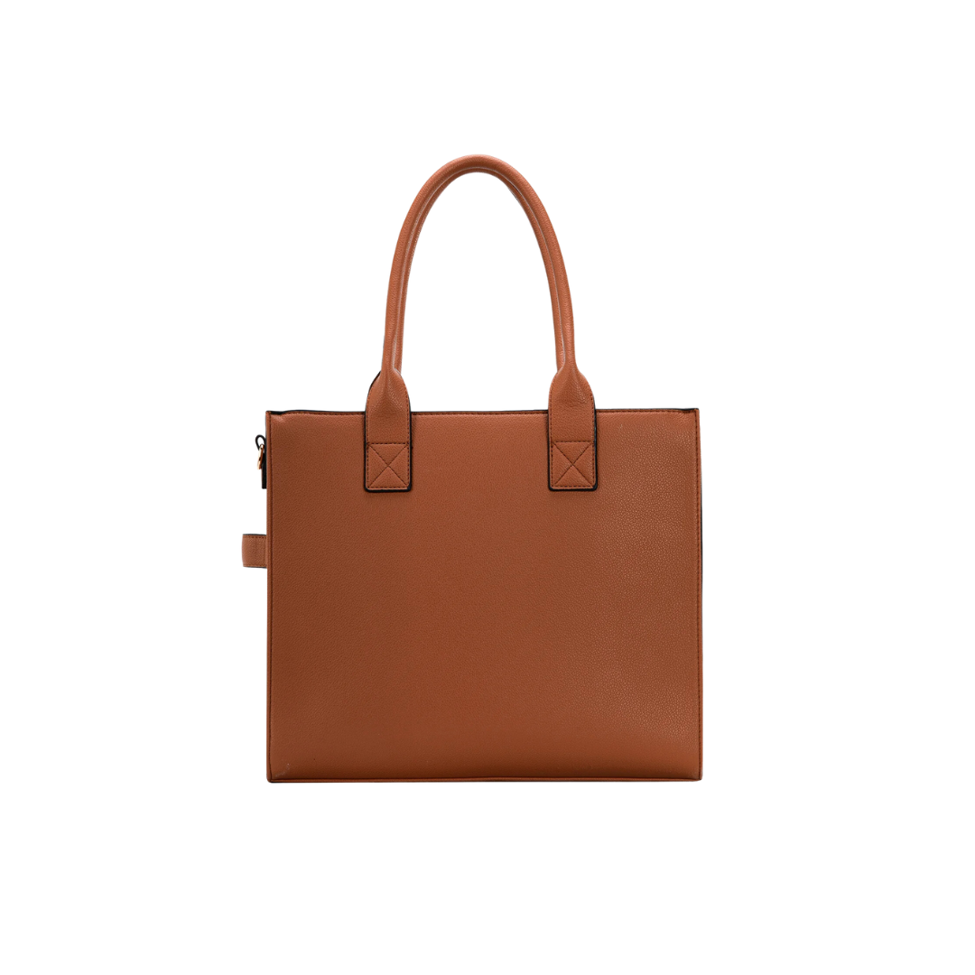 Wrangler Women's Carry All Brown Tote Crossbody