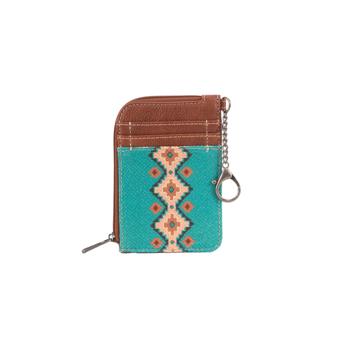 Wrangler Women's Southwestern Mini Turquoise Card Case