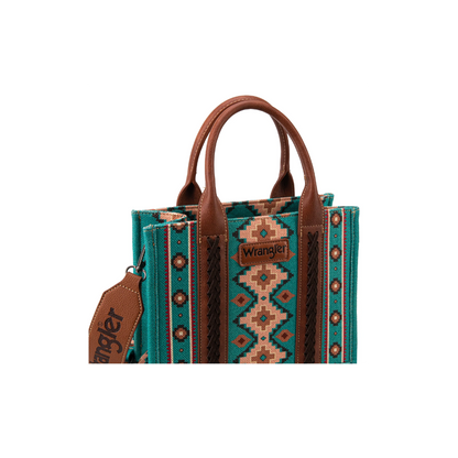 Montana West Aztec Print Top Handle Bag - Western Crossbody Purse For Women, Detachable Strap