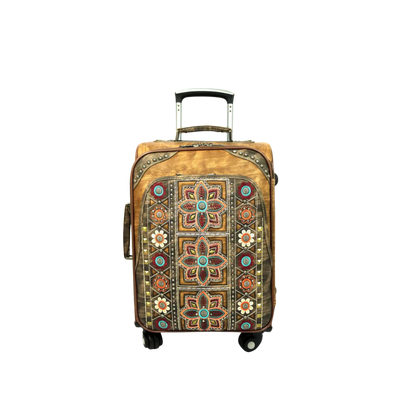 Montana West Western Embroidered Carry On Luggage