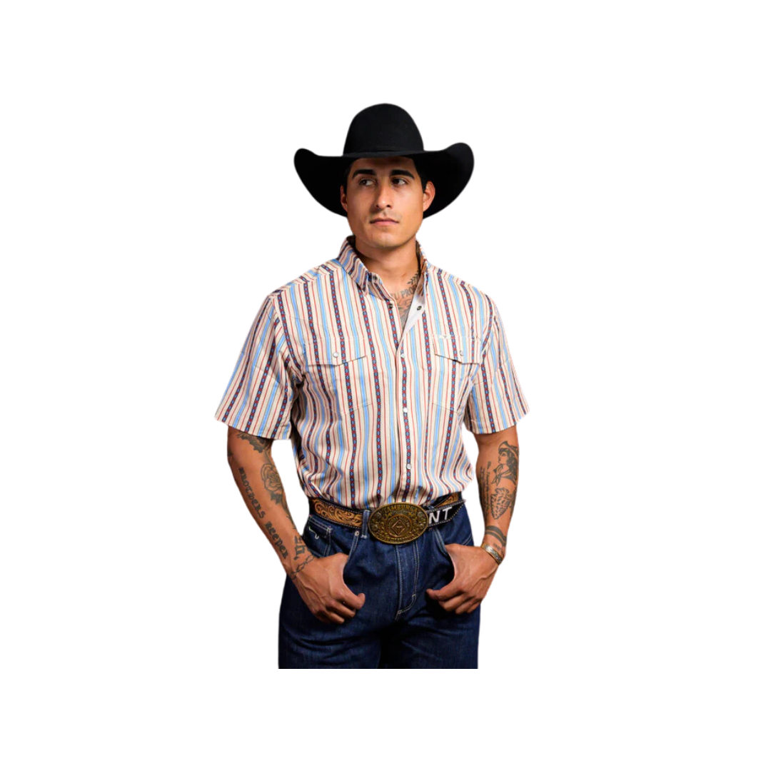 Ferrell Men's The Edward Short Sleeve Snap Shirt