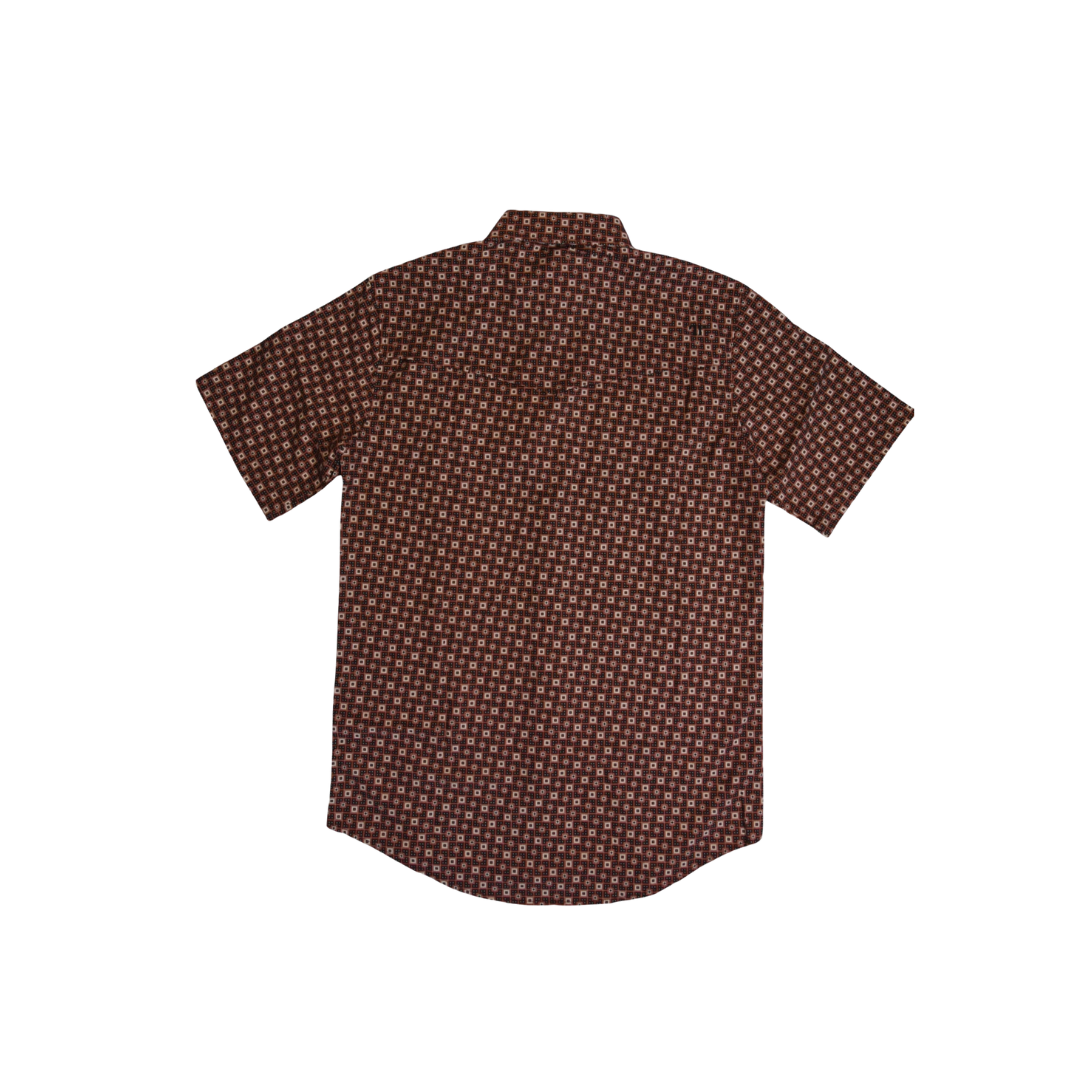 Ferrell Men's The Donics Snap Print Shirt