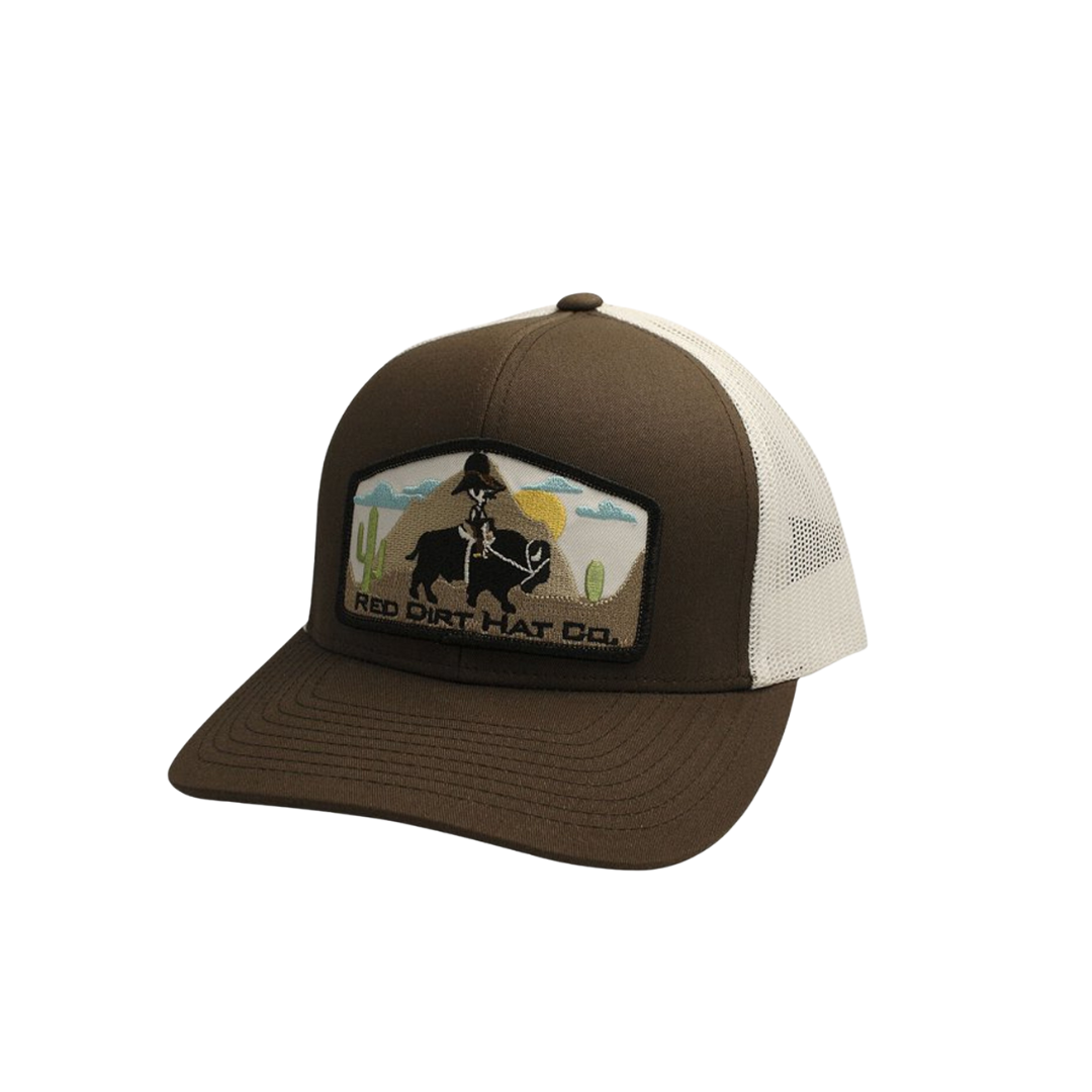 Red Dirt Men's Western Brown Cap
